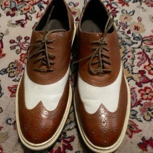 Cole Haan Nike Air Wingtip Spectator Shoes Size 9